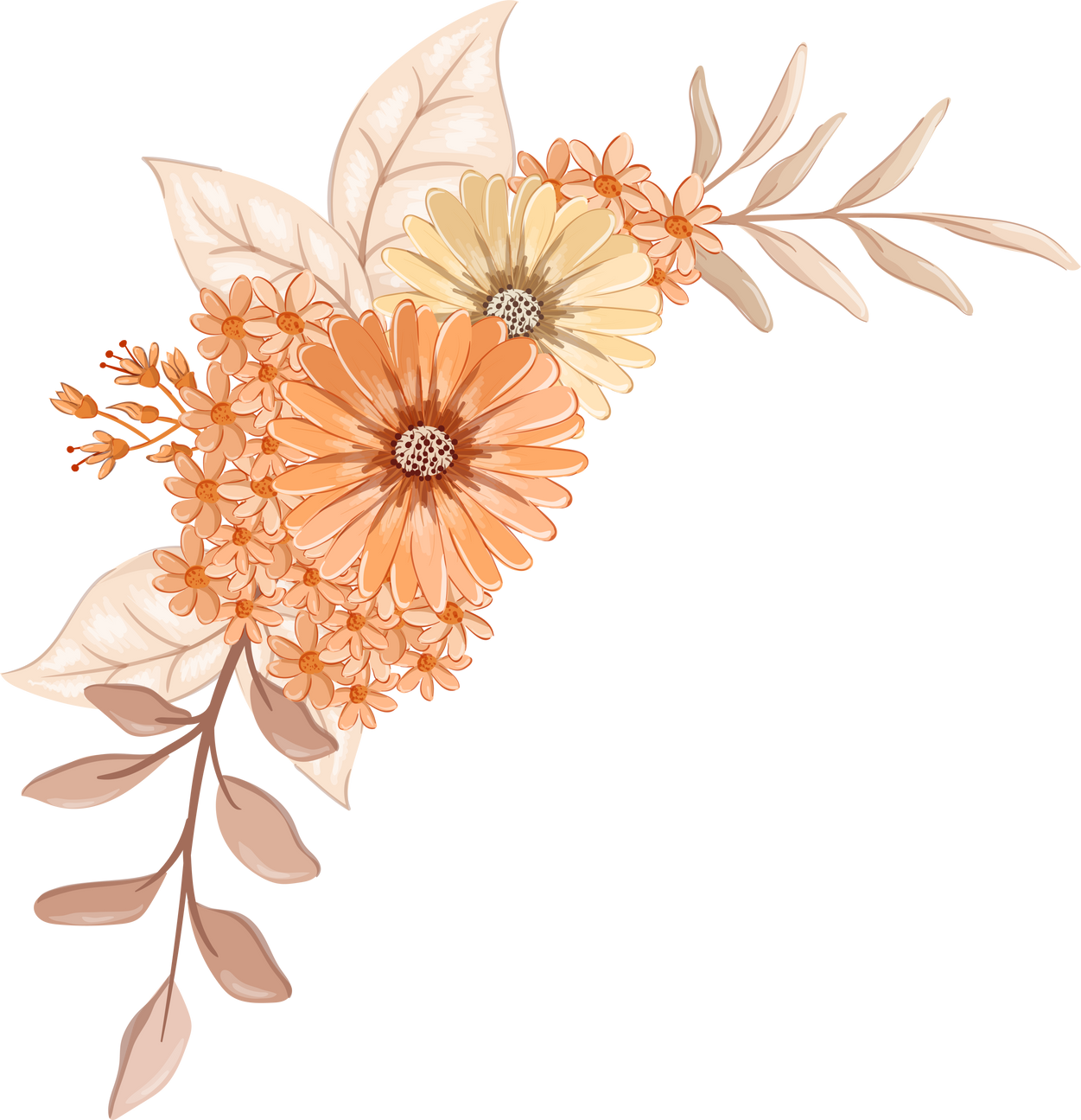 Orange Flower Arrangement