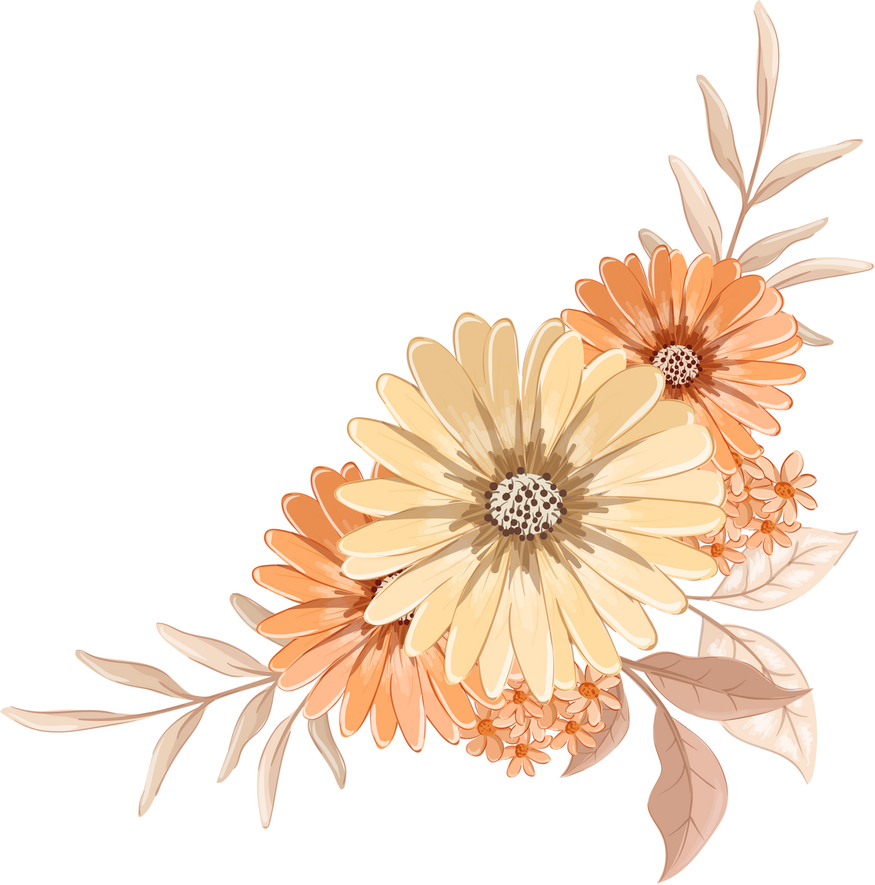 Orange Flower Arrangement